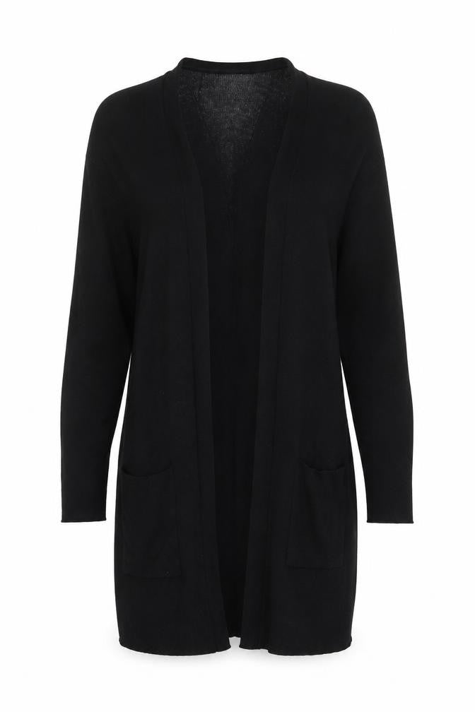 C&A Womens Black  Knit Cardigan Jumper Size S
