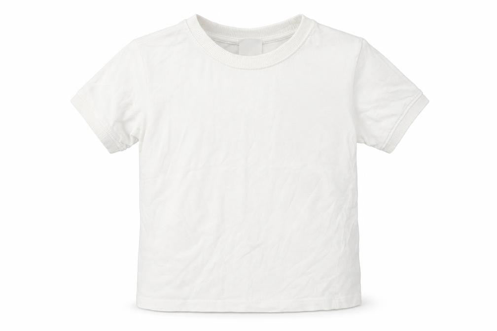 Front view of Zara boys’ white basic t-shirt, size 9, years