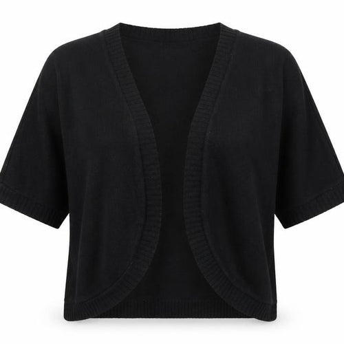 Being Casual Womens Black  Knit Cardigan Jumper Size 16