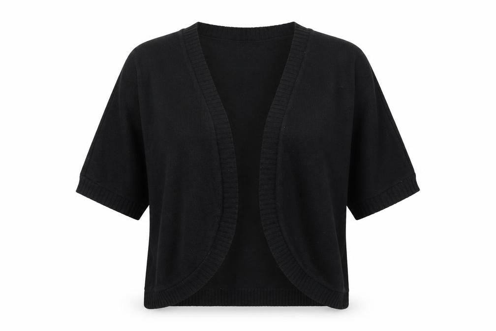 Being Casual Womens Black  Knit Cardigan Jumper Size 16