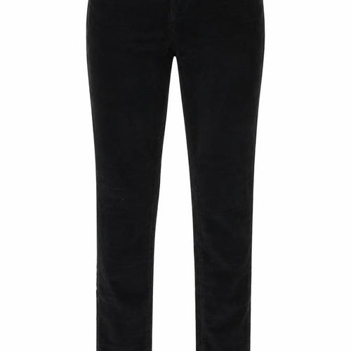 Jack Will Womens Black  Velour Snow Pants Trousers Size 12 L20 in