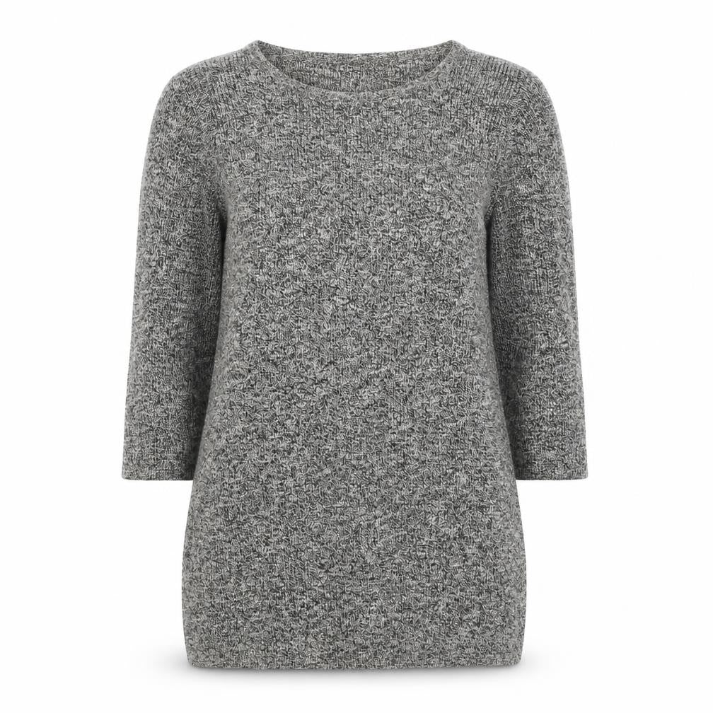 Front view of New Look women’s grey jumper, size UK 8
