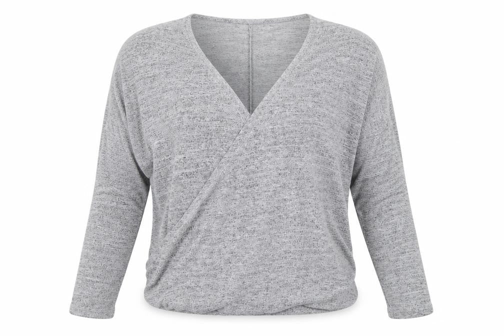 Front view of Springfield women’s grey basic t-shirt, size M