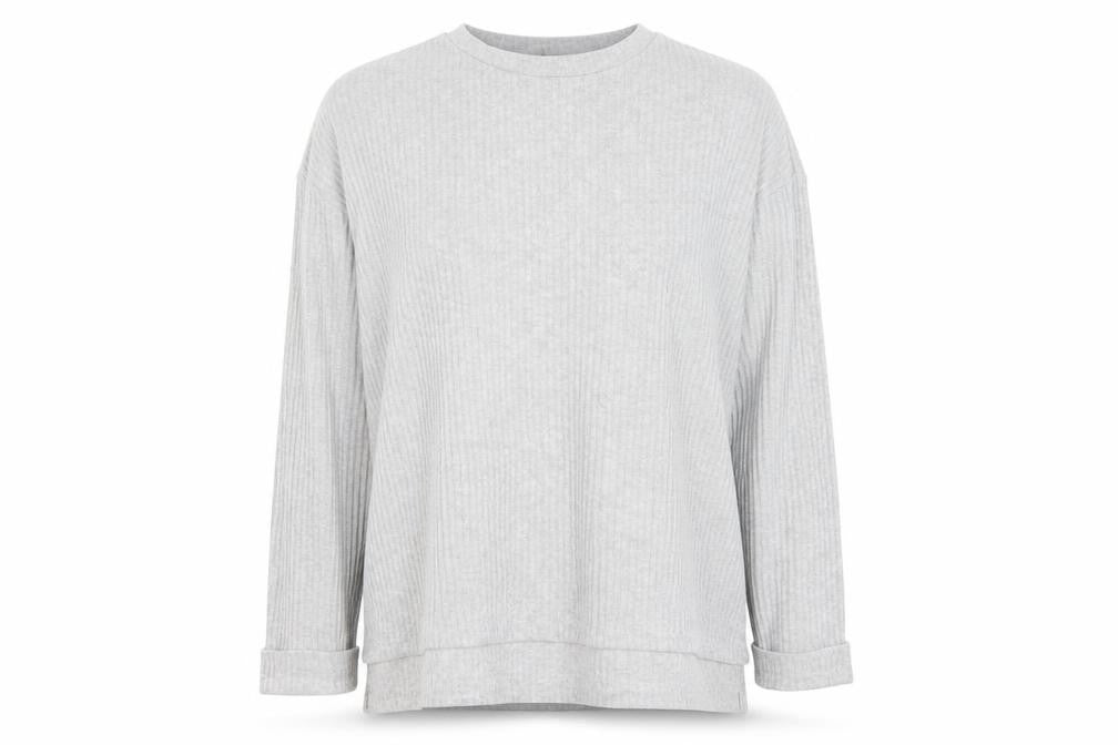 Front view of Primark women’s grey jumper, size L