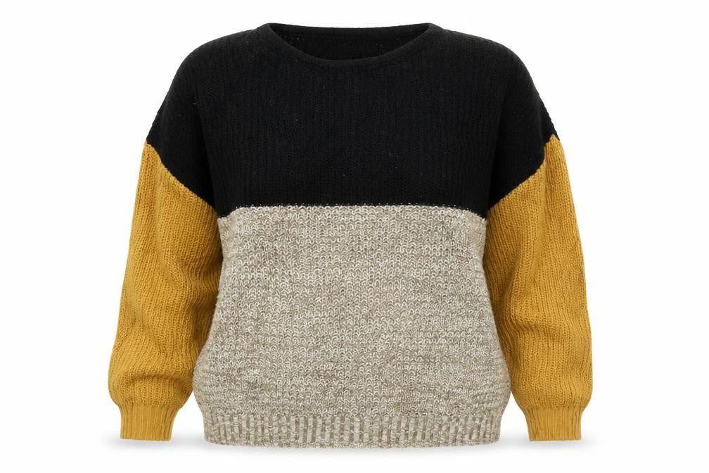 Front view of SHEIN women’s brown jumper, size M