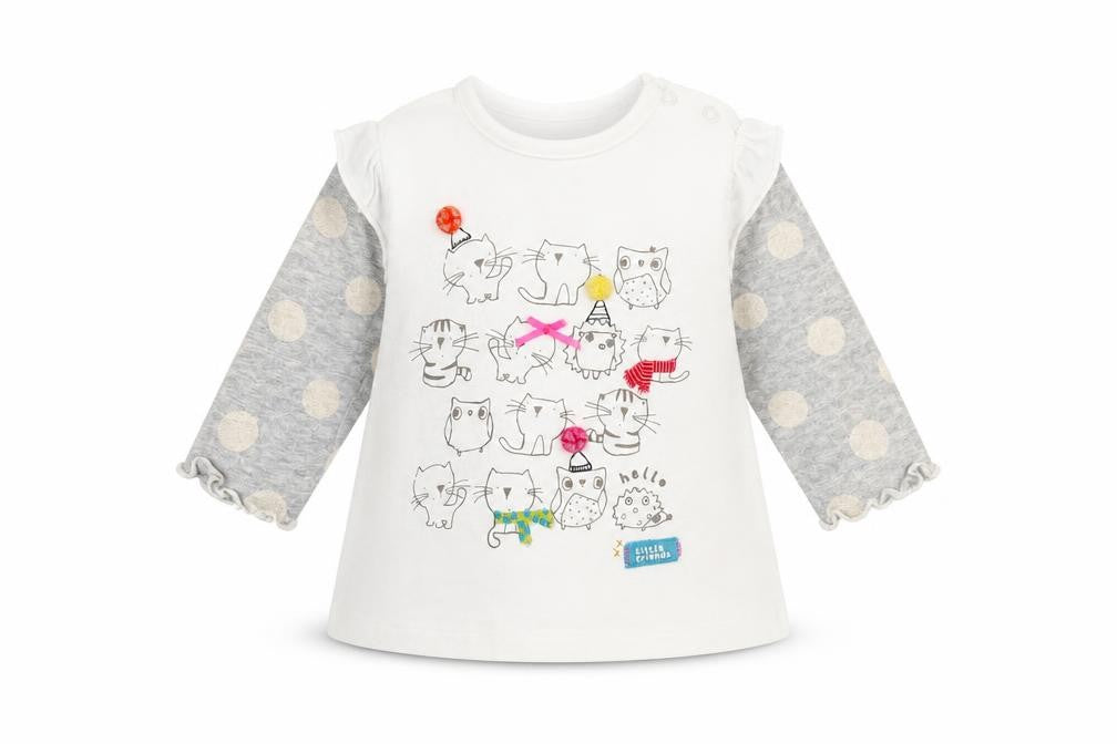 Front view of Next girls’ silver basic casual, size 3-6, months