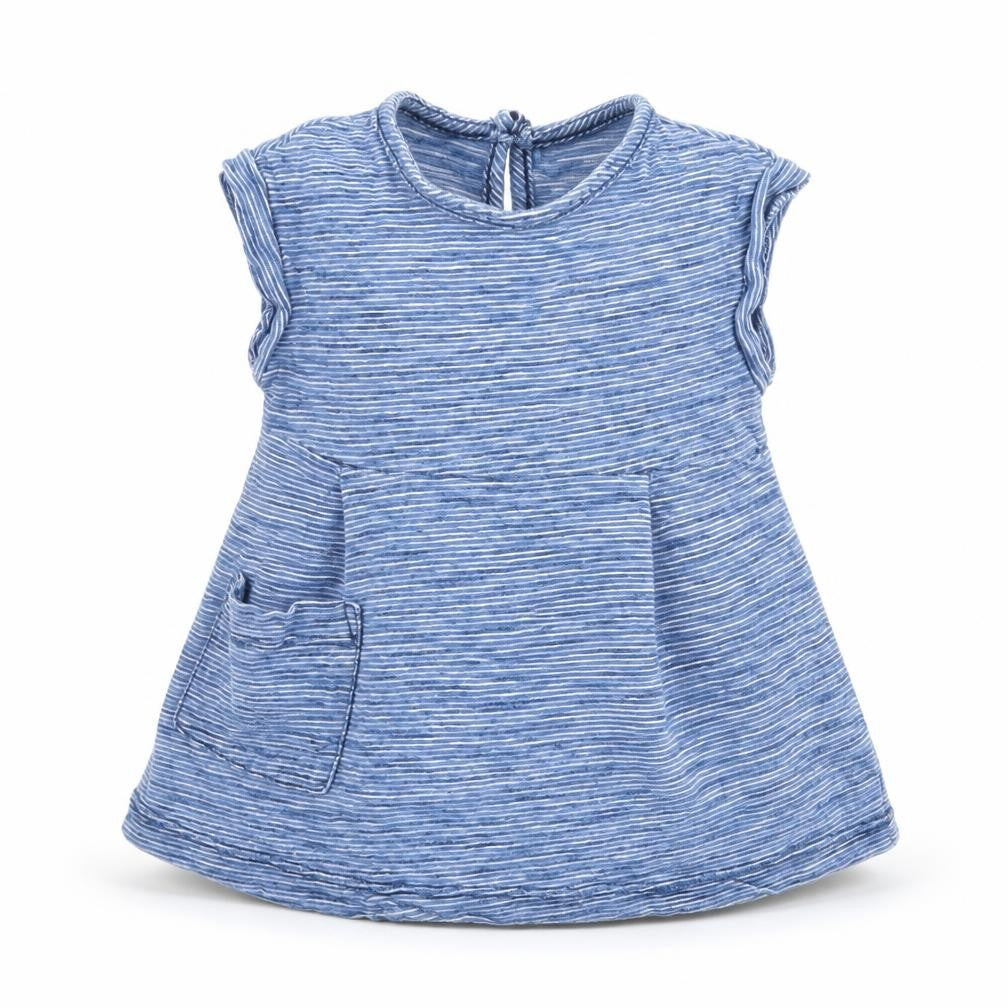 Front view of Next girls’ blue basic casual, size 3-6, months
