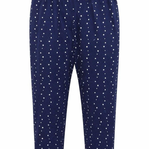 Lily & Dan Girls Blue Geometric  Capri Pyjama Set Size 3-4 Years