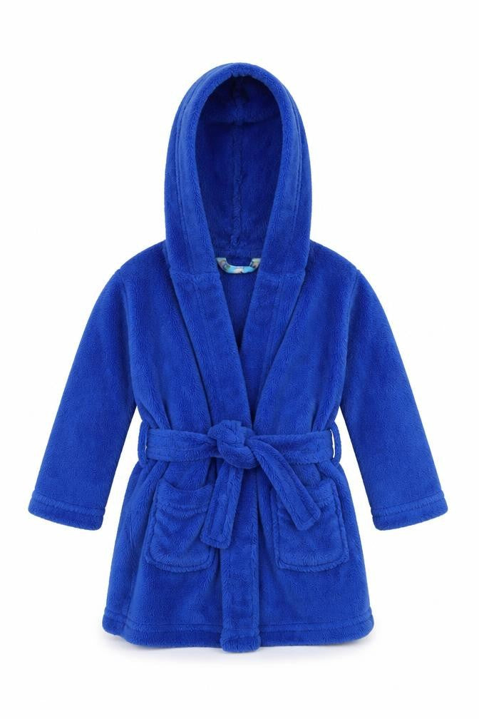 Earlydays Boys Blue Geometric  Babydoll Robe Size 12-18 Months