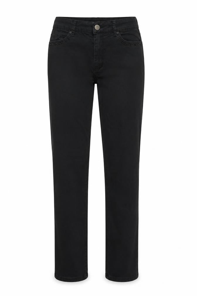 Savannah Womens Black  Denim Straight Jeans Size 36 in L30 in