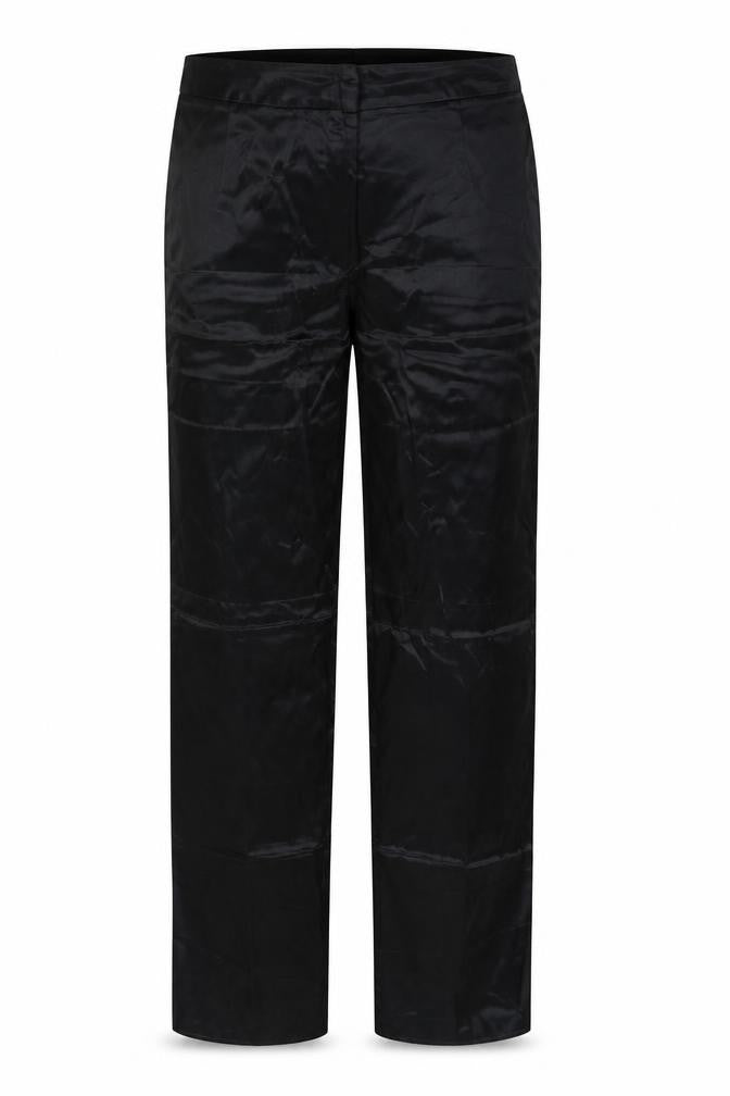 Front view of Next women’s black trousers, size UK 12, 31-inch leg