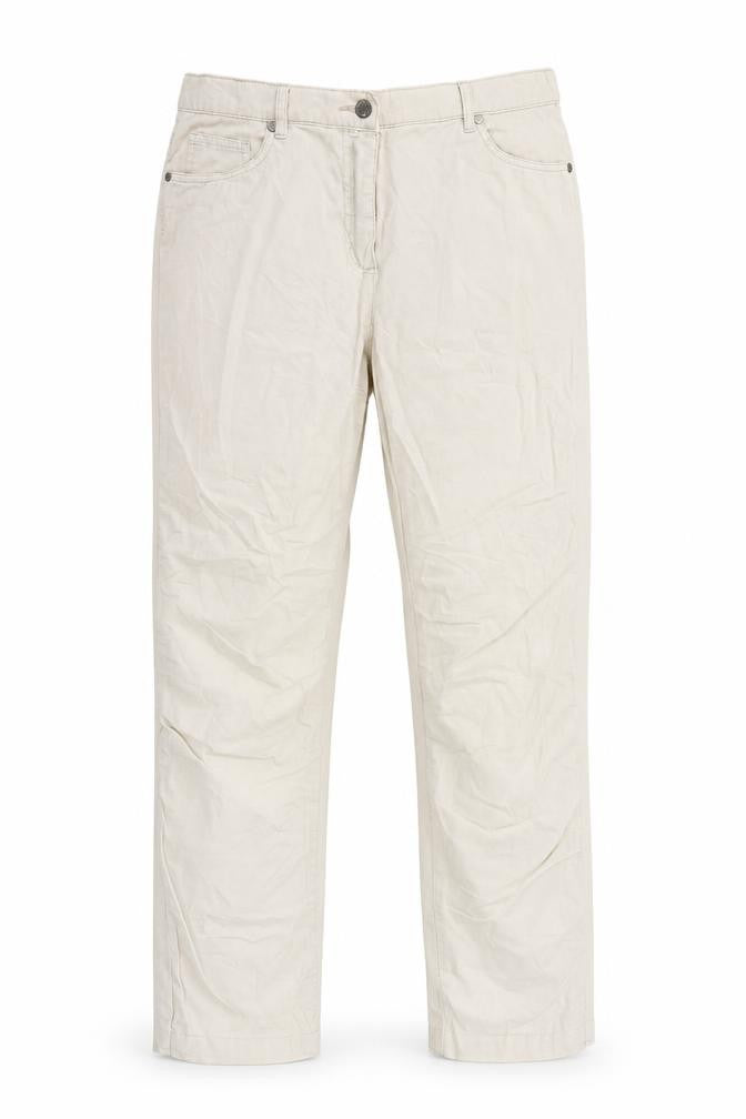 CARMELA Womens Beige   Trousers  Size 12 L29 in