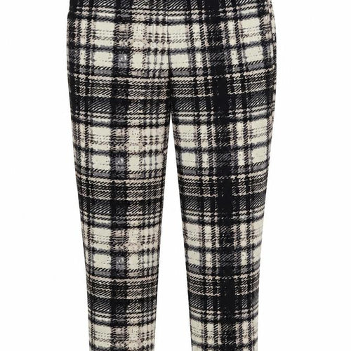 Topshop Womens Black Geometric  Trousers  Size 10 L28 in