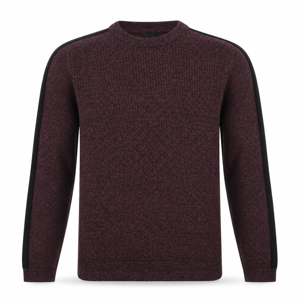 Front view of River Island men’s purple jumper, size M