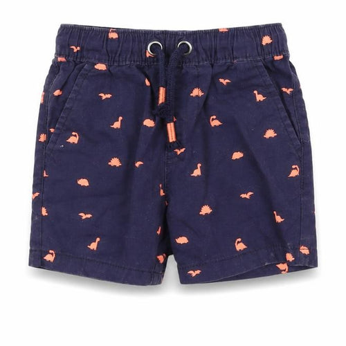 George Boys Blue Geometric  Cropped Trousers Size 12-18 Months