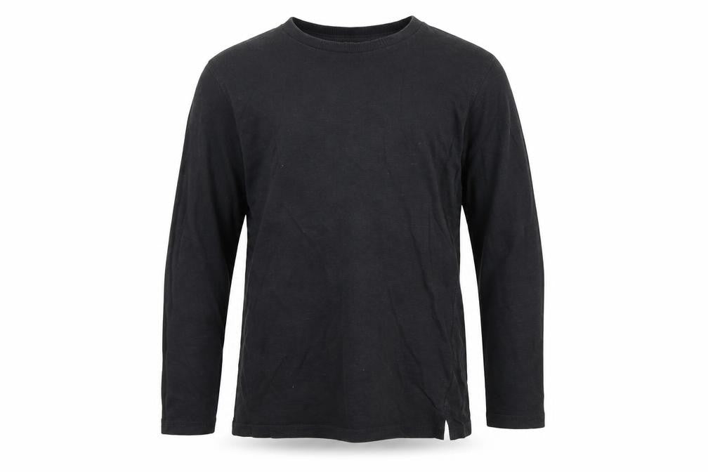 Front view of Next boys’ grey basic t-shirt, size 7, years