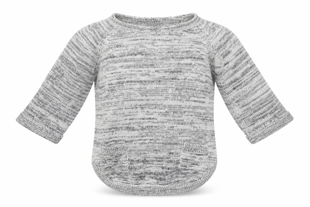Front view of Wallis women’s grey geometric jumper, size M