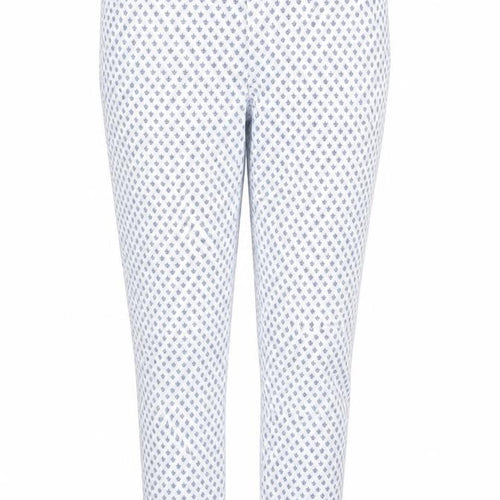 DASH Womens White Polka Dot Denim Skinny Jeans Size 10 L23 in
