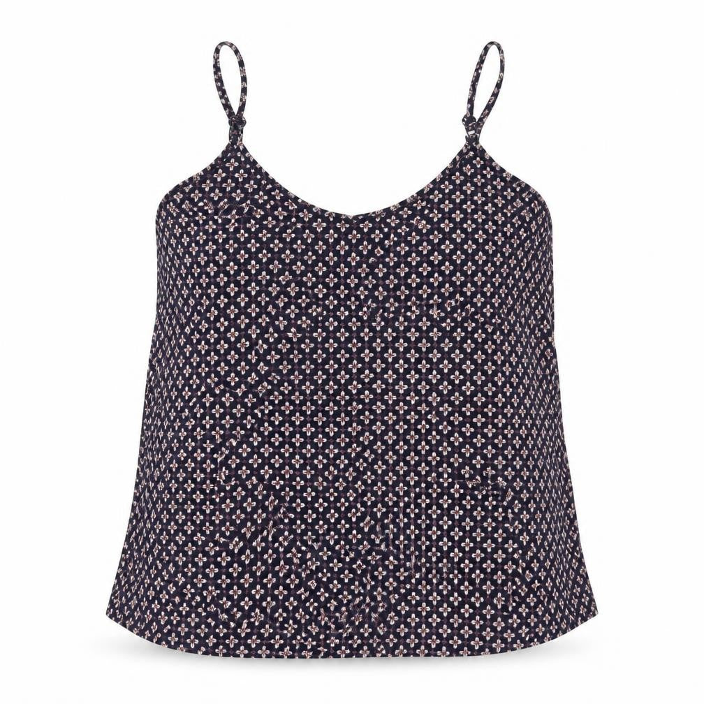Front view of Atmosphere women’s multicoloured basic tank, size UK 8