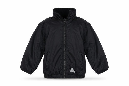 Front view of Blue Max boys’ black basic coat coat, size 3-4, years