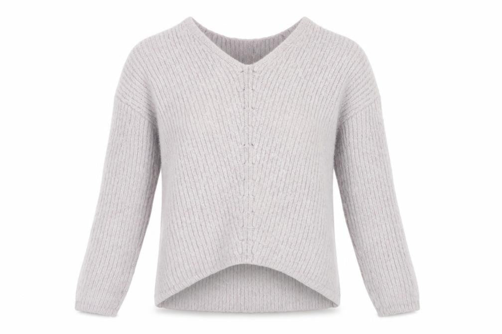 Front view of Primark women’s pink jumper, size XS