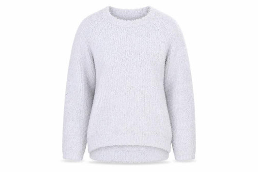 Front view of F&F women’s white jumper, size UK 10