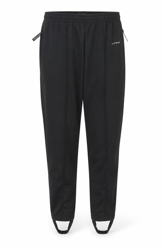 Front view of Altura girls’ black sweatpants, size M