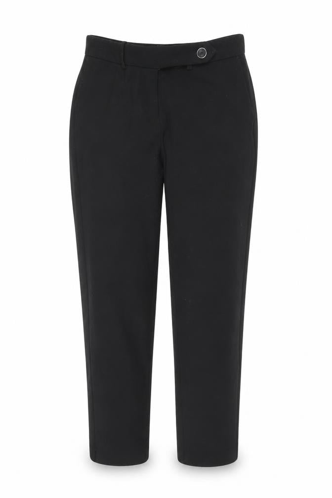 Front view of Next women’s black sweatpants, size UK 8, 29-inch leg