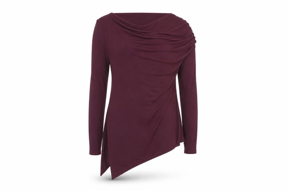 Front view of Select women’s pink basic blouse, size UK 14