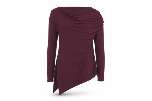 Front view of Select women’s pink basic blouse, size UK 14