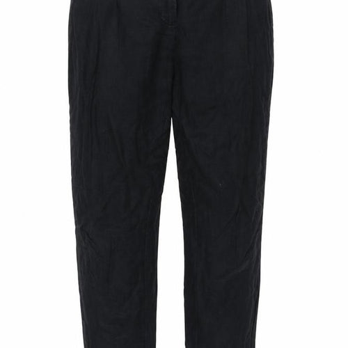 Yessica Womens Black   Trousers  Size 38 L29.5 in