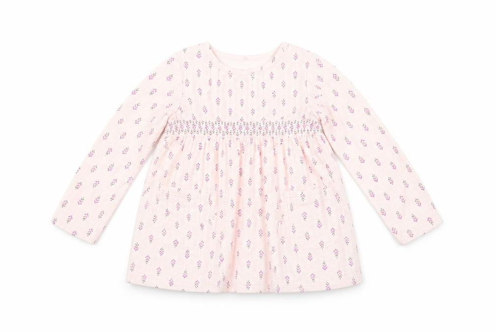 Front view of Sprout Baby Pink Fit & Flare, size 12-18, Months