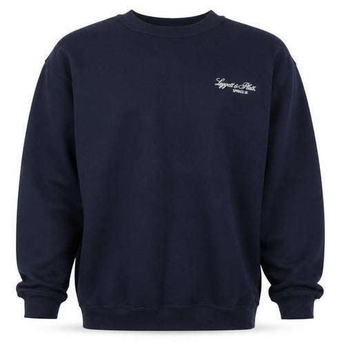Beaver International Mens Blue   Pullover Sweatshirt Size L  - Leggett & Platt