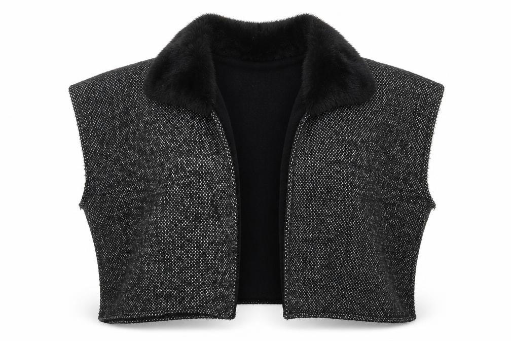Front view of Marks & Spencer women’s grey knit cardigan jumper one size