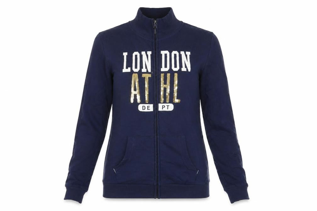 Crosswear Womens Blue   Full Zip Jumper Size M  - London
