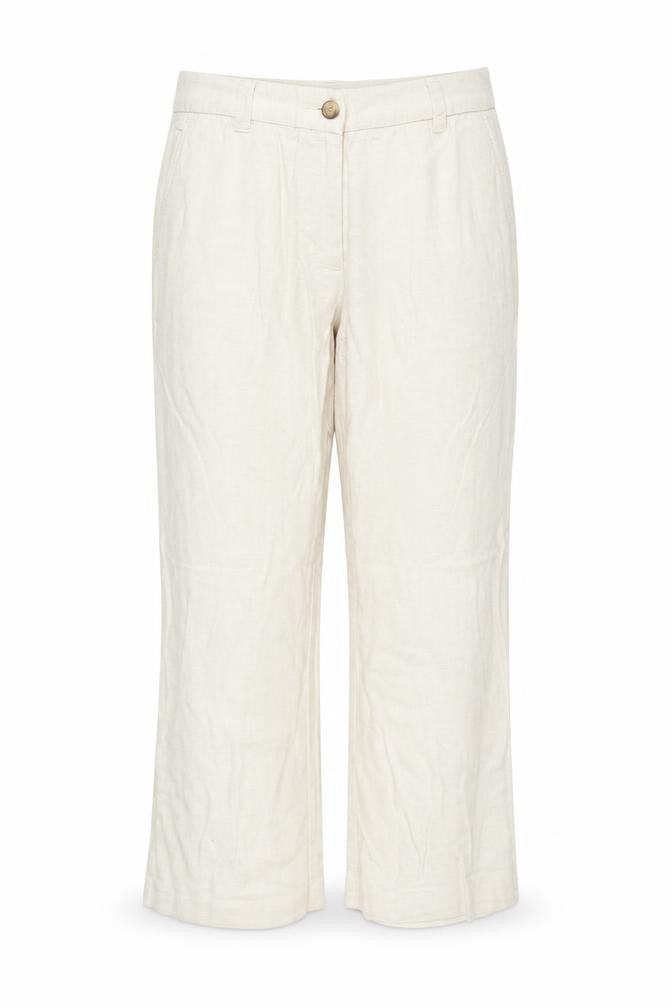 Land's End Womens Beige   Bloomer Trousers Size 12 L25 in