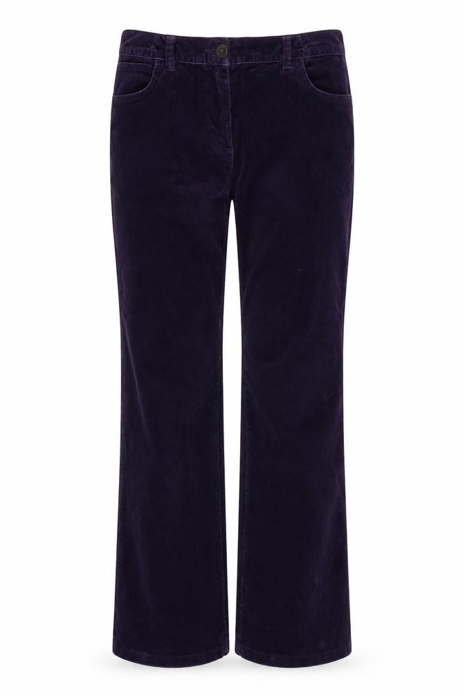 Front view of Marks & Spencer women’s pink trousers, size UK 14, 28-inch leg