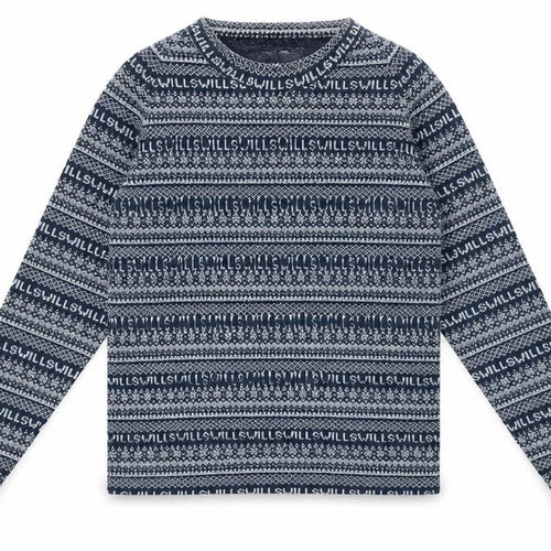 Jack Wills Womens Blue Geometric  Pullover Jumper Size 8