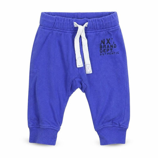 Front view of Next Baby Black Jogger Trousers, size 12, Months