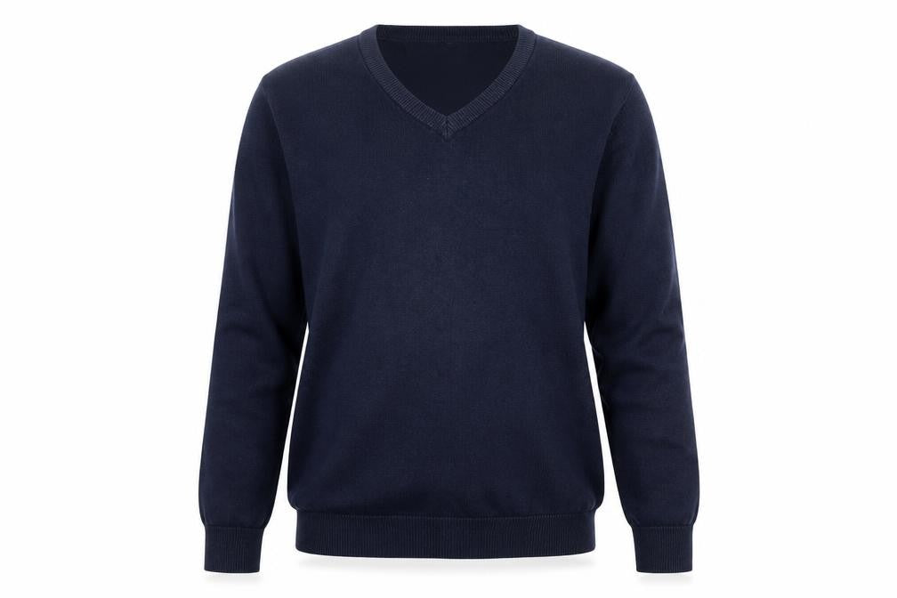 Front view of Marks & Spencer girls’ blue jumper, size 9-10, years