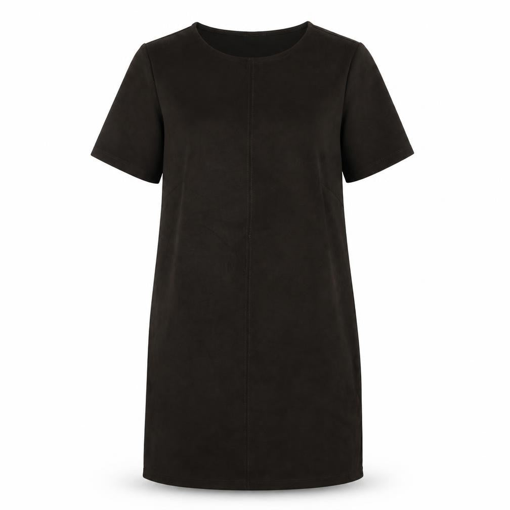 Front view of F&F women’s brown a-line, size UK 10