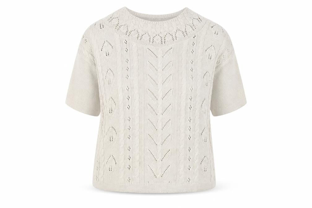 Front view of Cignal women’s beige jumper, size L
