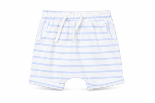 Front view of Matalan Baby Multicoloured Striped Cropped Trousers, size 3-6, Months