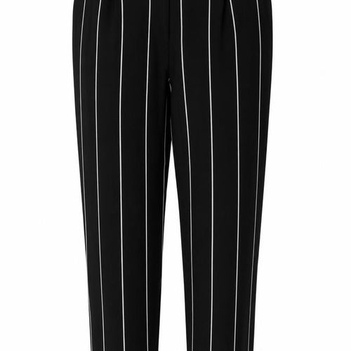 Miss Selfridge Womens Black Striped  Trousers  Size 12 L25 in