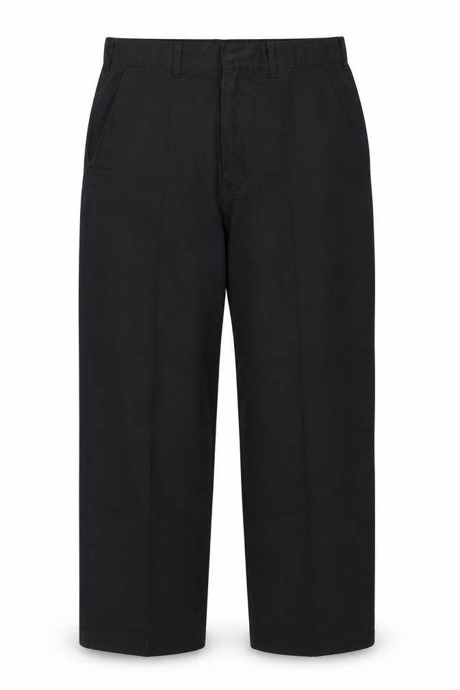 Front view of Rizner women’s black trousers, size UK 34, in, 27-inch leg