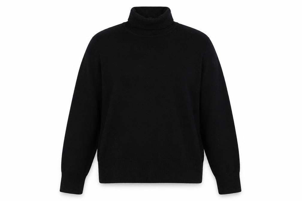 Front view of Next women’s black pullover sweatshirt, size UK 14