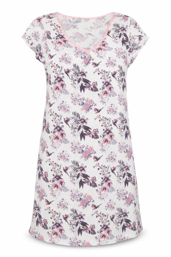 Arista Womens White Floral   Dress Size 12