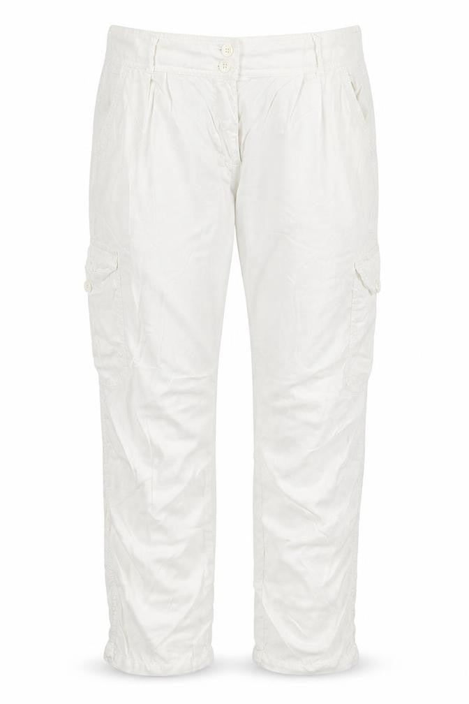 Best Mountain Womens White   Trousers  Size 12 L28 in