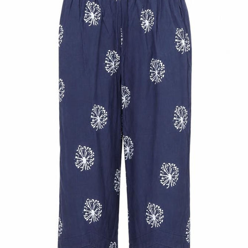 Preworn Womens Blue Floral  Trousers   L22 in