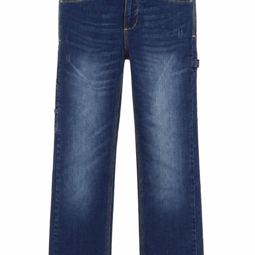 V by Very Girls Blue   Straight Jeans Size 12 Years - DISTRESSED